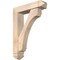 Ekena Millwork Legacy Arts and Crafts Smooth Bracket w/ Offset Brace, Douglas Fir, 5 1/2"W x 22"D x 30"H BKT0604X22X30LEC03SDF - alternate 1